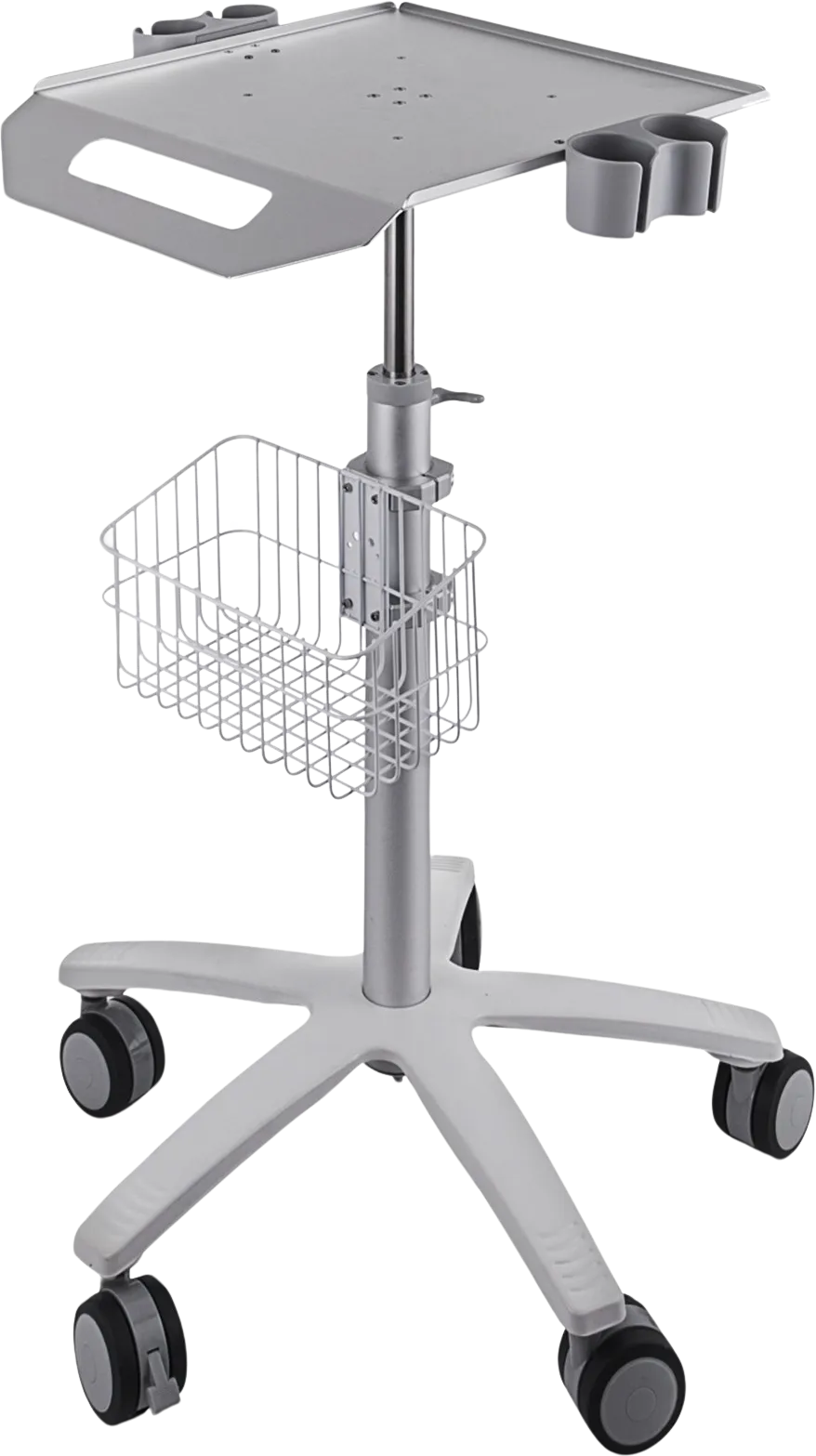 Vevor Lab Cart 16.5" x 15.7" Mobile Cart 29.5"-41.3" Adjustable Height with Large Tabletop New