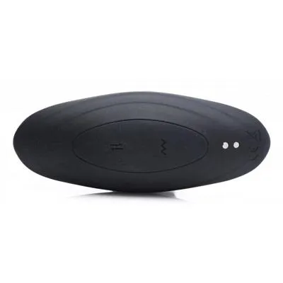 Vibrating and Thrusting Remote Control Silicone Anal Plug