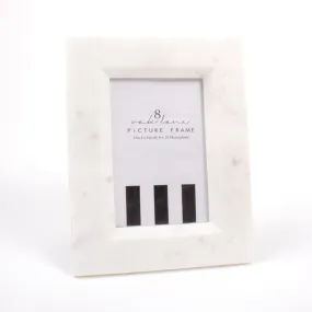 White Marble 4x6 Frame