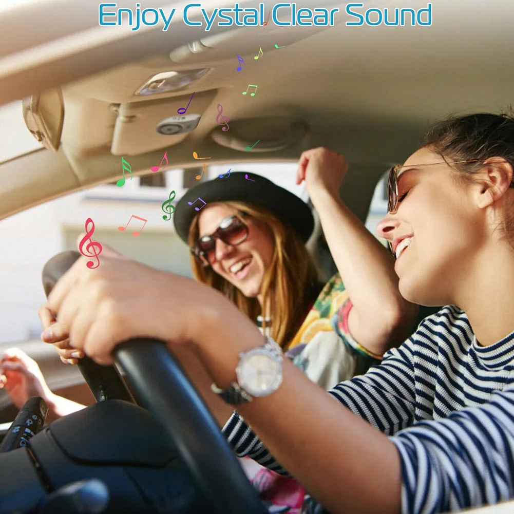 Wireless Car Speakerphone Kit Sun Visor Bluetooth Hands-free