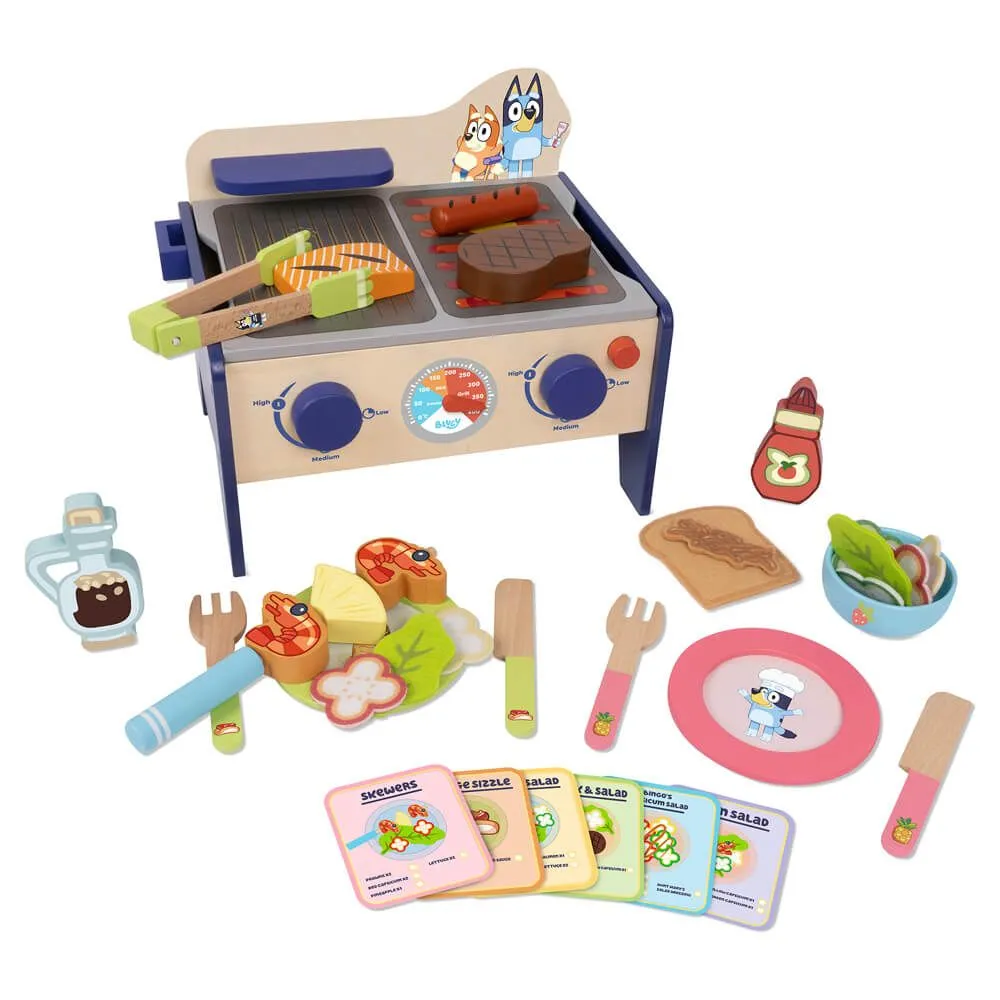 Wooden BBQ and Salad Set