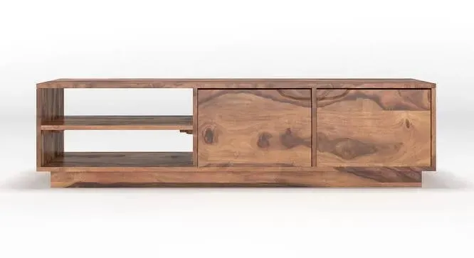 Wooden Twist Elegante Handmade Solid Teak Wood TV Unit for Living Room