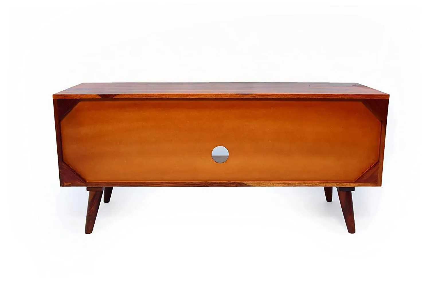 Wooden Twist Orzuelo Solid Sheesham Wood TV Unit for Living Room