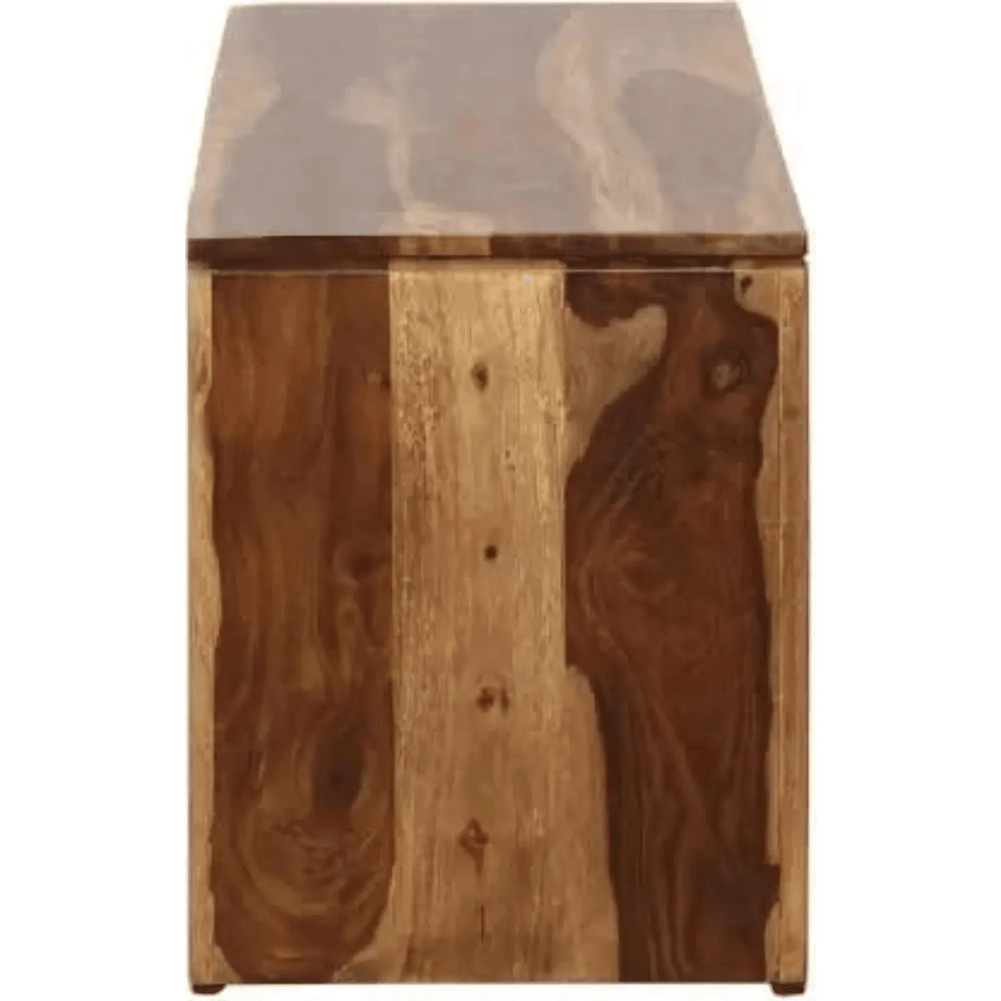 Wooden Twist Pequeño Solid Sheesham Wood TV Unit Cabinet for Living Room