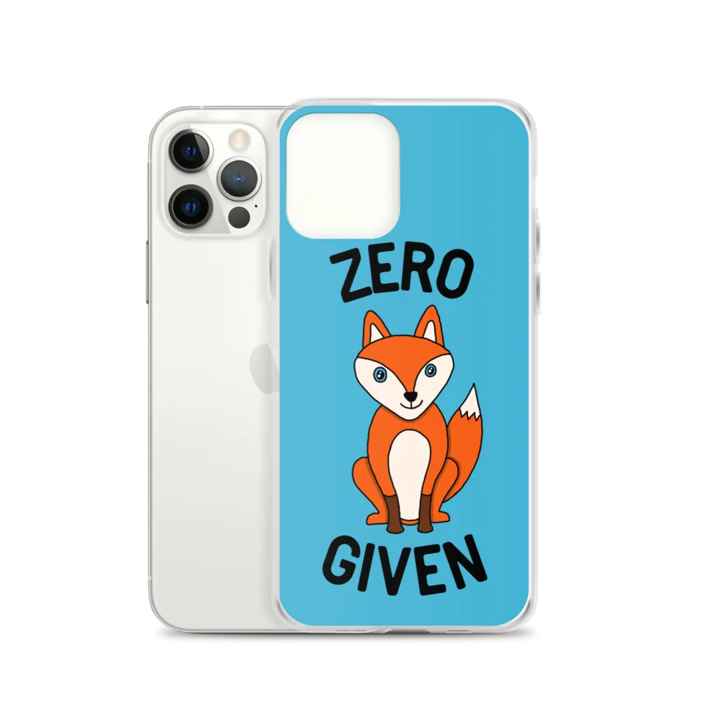 Zero Fox iPhone Case (iPhone 7/7 Plus/8/8 Plus/X/XS/XS Max/XR/11/11 Pro/11 Pro Max/SE/12 mini/12/12 Pro/12 Pro Max/13 mini/13)
