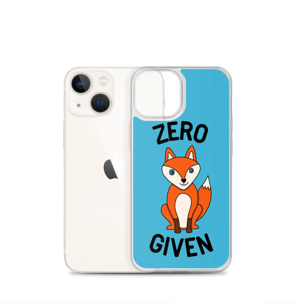 Zero Fox iPhone Case (iPhone 7/7 Plus/8/8 Plus/X/XS/XS Max/XR/11/11 Pro/11 Pro Max/SE/12 mini/12/12 Pro/12 Pro Max/13 mini/13)