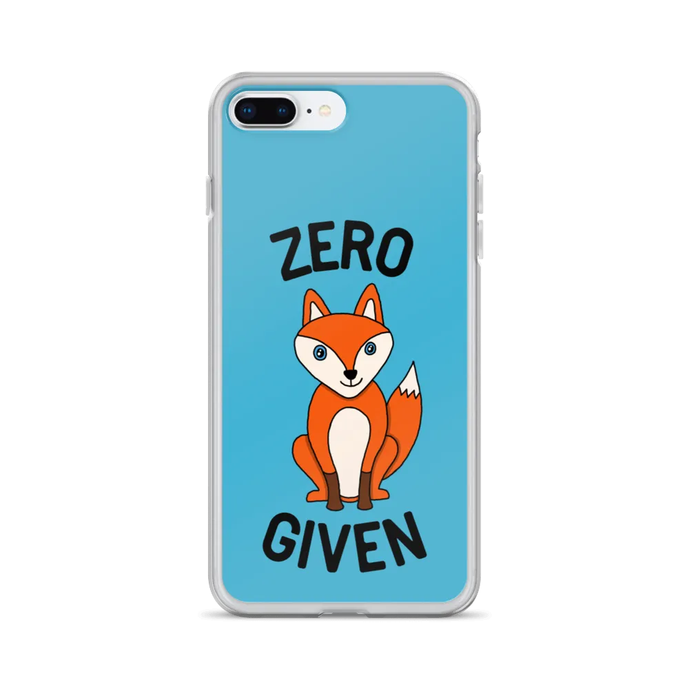 Zero Fox iPhone Case (iPhone 7/7 Plus/8/8 Plus/X/XS/XS Max/XR/11/11 Pro/11 Pro Max/SE/12 mini/12/12 Pro/12 Pro Max/13 mini/13)
