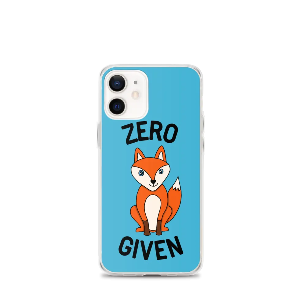 Zero Fox iPhone Case (iPhone 7/7 Plus/8/8 Plus/X/XS/XS Max/XR/11/11 Pro/11 Pro Max/SE/12 mini/12/12 Pro/12 Pro Max/13 mini/13)
