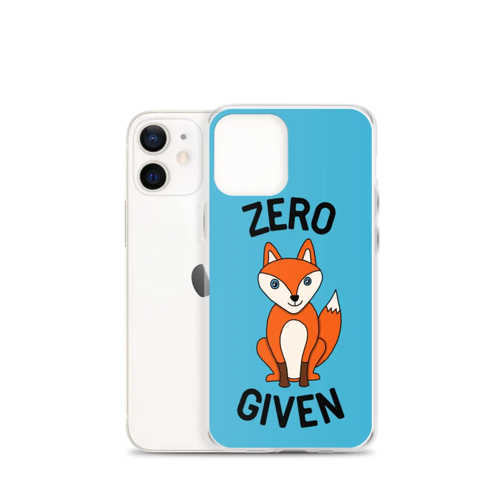 Zero Fox iPhone Case (iPhone 7/7 Plus/8/8 Plus/X/XS/XS Max/XR/11/11 Pro/11 Pro Max/SE/12 mini/12/12 Pro/12 Pro Max/13 mini/13)