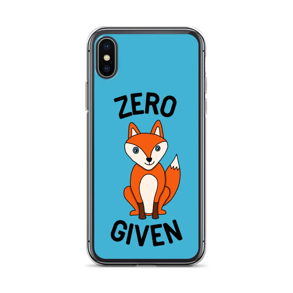 Zero Fox iPhone Case (iPhone 7/7 Plus/8/8 Plus/X/XS/XS Max/XR/11/11 Pro/11 Pro Max/SE/12 mini/12/12 Pro/12 Pro Max/13 mini/13)