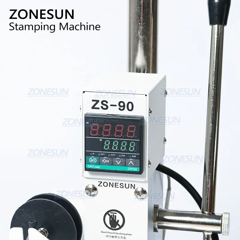 ZONESUN ZS-90 Hot Foil Stamping Machine For PVC Card Leather Paper