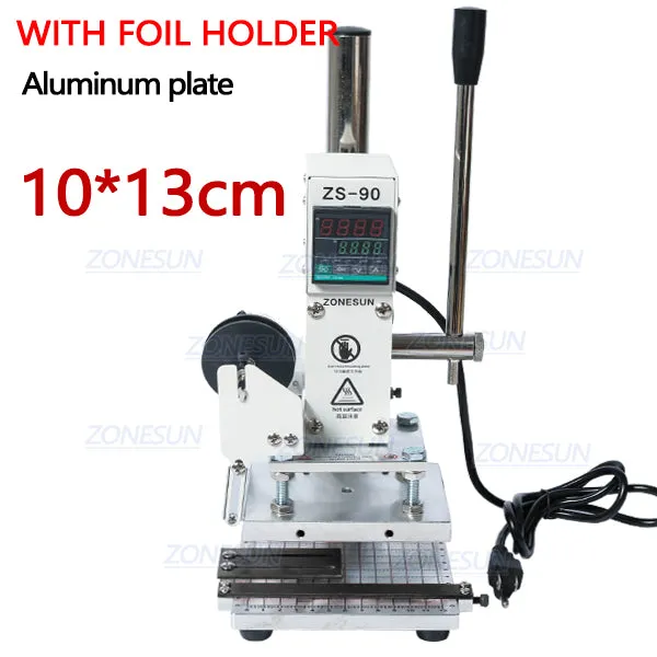 ZONESUN ZS-90 Hot Foil Stamping Machine For PVC Card Leather Paper