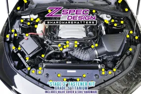 ZSPEC "Stage 3" Dress Up Bolts® Fastener Kit for '16  Chevy V8 Camaro SS, Titanium