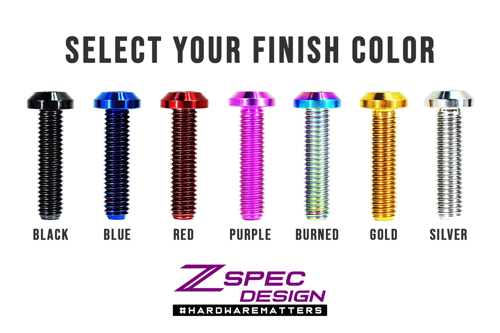ZSPEC "Stage 3" Dress Up Bolts® Fastener Kit for '16  Chevy V8 Camaro SS, Titanium